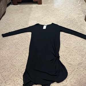 z supply winnie rib dress Z Supply Winnie Black Rib Mini Dress